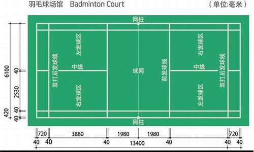 羽毛球训练场地尺寸_正规羽毛球场地的尺寸